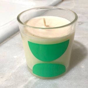 Drew Barrymore palm leaf mist candle in glass. No box but new